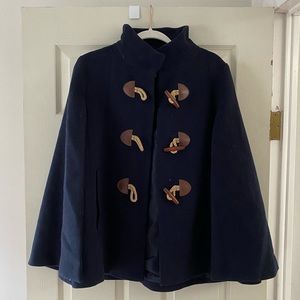 Jcrew Cape Peacoat navy